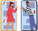 پیش‌نمایش فایل woman-in-danger-internet-relationship-7937905 از پک فناوری‌های مدرن