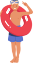 پیش‌نمایش فایل boy-ready-for-swimming-at-the-beach-8687144 از پک کودکان