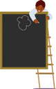 پیش‌نمایش فایل child-drawing-on-blackboard-8687129 از پک کودکان