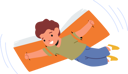 پیش‌نمایش فایل kid-flying-on-a-huge-book-wings-8687139 از پک کودکان
