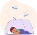 پیش‌نمایش فایل little-boy-sleep-under-net-shielded-from-mosquitoes-8687122 از پک کودکان