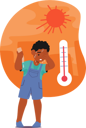پیش‌نمایش فایل little-boy-suffer-from-heat-exhaustion-8687111 از پک کودکان