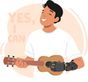 پیش‌نمایش فایل man-playing-ukulele-with-a-prosthetic-arm-8687029 از پک سلامت