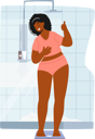 پیش‌نمایش فایل woman-standing-on-weighing-scale-showing-thumb-up-8687017 از پک سلامت