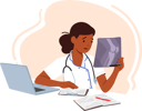 پیش‌نمایش فایل young-female-doctor-looking-at-patient-x-ray-8687011 از پک سلامت