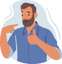 پیش‌نمایش فایل confident-man-pointing-to-himself-with-cheerful-expression-8687569 از پک آدم‌های خوشحال