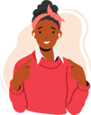 پیش‌نمایش فایل confident-woman-pointing-to-herself-with-positive-expression-on-face-8687566 از پک آدم‌های خوشحال