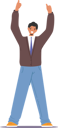 پیش‌نمایش فایل happy-male-celebrate-success-8687550 از پک آدم‌های خوشحال