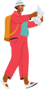 پیش‌نمایش فایل mature-tourist-woman-walking-with-backpack-and-map-8687290 از پک سفر