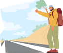 پیش‌نمایش فایل tourist-showing-thumbs-up-for-lift-8687277 از پک سفر