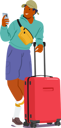پیش‌نمایش فایل young-man-stand-with-suitcase-and-phone-in-hands-8687303 از پک سفر