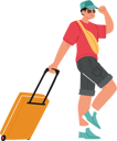 پیش‌نمایش فایل young-man-tourist-walking-with-suitcase-8687291 از پک سفر