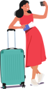 پیش‌نمایش فایل young-woman-holding-suitcase-and-tickets-and-taking-selfie-with-phone-8687302 از پک سفر