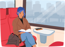 پیش‌نمایش فایل young-woman-sitting-in-train-carriage-8687283 از پک سفر