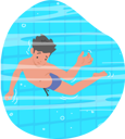 پیش‌نمایش فایل boy-float-in-clear-blue-water-of-pool-8687095 از پک کودکان