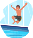 پیش‌نمایش فایل boy-jump-into-pool-8687091 از پک کودکان