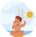 پیش‌نمایش فایل boy-with-skin-sunburned-8687100 از پک کودکان