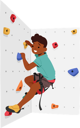 پیش‌نمایش فایل child-conquering-climbing-wall-with-determination-8687083 از پک کودکان