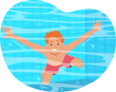 پیش‌نمایش فایل young-child-splashing-around-in-swimming-pool-8687093 از پک کودکان