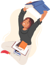 پیش‌نمایش فایل girl-holding-book-8686929 از پک دانش‌آموزان و دانشجویان