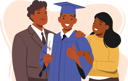پیش‌نمایش فایل happy-graduate-boy-stands-beside-his-proud-parents-8686952 از پک دانش‌آموزان و دانشجویان