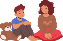 پیش‌نمایش فایل dejected-and-sorrowful-children-sitting-on-floor-conveying-sense-of-emotional-distress-and-unhappiness-8687228 از پک رابطه و ارتباط