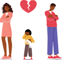 پیش‌نمایش فایل emotional-family-conflict-with-unhappy-child-caught-in-middle-8687210 از پک رابطه و ارتباط