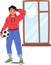 پیش‌نمایش فایل boy-broke-window-with-ball-8917092 از پک بچه‌ها / کودکانه