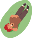 پیش‌نمایش فایل little-boy-character-lying-on-green-meadow-8917085 از پک بچه‌ها / کودکانه