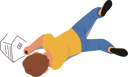 پیش‌نمایش فایل little-boy-with-pencil-enjoy-drawing-recreation-kid-painting-baby-character-create-pictures-lying-on-floor-top-view-8917071 از پک بچه‌ها / کودکانه