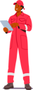 پیش‌نمایش فایل fire-safety-worker-male-wear-red-uniform-with-tablet-in-hands-ensures-public-safety-by-monitoring-fire-hazards-8917153 از پک سلامت