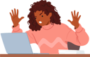 پیش‌نمایش فایل frustrated-black-woman-expressing-anger-while-using-her-laptop-8924708 از پک افراد