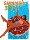 پیش‌نمایش فایل happy-female-enjoying-cocktail-on-swimming-ring-8924695 از پک افراد