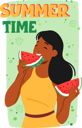 پیش‌نمایش فایل woman-enjoying-slice-of-juicy-watermelon-on-summer-day-8924699 از پک افراد