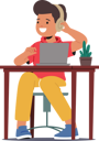 پیش‌نمایش فایل boy-wearing-headphones-while-sitting-on-desk-9134907 از پک فعالیت‌های کودکان