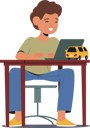 پیش‌نمایش فایل child-engaged-in-online-studies-9134906 از پک فعالیت‌های کودکان