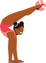 پیش‌نمایش فایل black-baby-girl-gymnast-showcasing-skills-with-grace-and-precision-9296626 از پک بچه‌ها / کودکانه