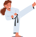 پیش‌نمایش فایل karate-girl-showing-art-of-self-defense-9296624 از پک بچه‌ها / کودکانه