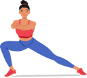 پیش‌نمایش فایل fit-woman-performs-lunges-9594478 از پک تناسب اندام