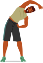 پیش‌نمایش فایل fitness-man-performs-tilt-exercises-9594489 از پک تناسب اندام
