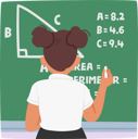 پیش‌نمایش فایل focused-schoolgirl-confidently-solving-a-task-on-the-blackboard-9649834 از پک روال روزانه