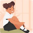 پیش‌نمایش فایل little-girl-character-confidently-dons-her-school-uniform-9649829 از پک روال روزانه