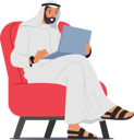 پیش‌نمایش فایل focused-arab-muslim-businessman-character-engrossed-in-laptop-work-displaying-determination-and-dedication-9649855 از پک افراد کسب و کار