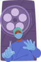 پیش‌نمایش فایل focused-surgeon-character-in-lab-coat-maneuvering-with-instruments-9714551 از پک جراحان