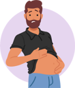 پیش‌نمایش فایل unhappy-male-experiencing-bloating-due-to-gastritis-displays-discomfort-9952810 از پک افراد