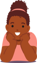 پیش‌نمایش فایل little-black-girl-lies-on-her-stomach-9952755 از پک بچه‌ها / کودکانه