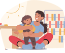 پیش‌نمایش فایل loving-mother-character-joyfully-plays-with-her-giggling-baby-on-the-cozy-living-room-10270809 از پک بچه‌ها / کودکانه