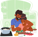 پیش‌نمایش فایل loving-father-character-patiently-guides-his-curious-daughter-through-the-art-of-cooking-in-a-warm-kitchen-10270775 از پک بچه‌ها / کودکانه