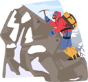 پیش‌نمایش فایل determined-mountain-climber-ascends-icy-peak-10324257 از پک ورزش‌های زمستانی