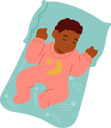 پیش‌نمایش فایل adorable-child-character-peacefully-sleeps-in-bed-10674153 از پک بچه‌ها / کودکانه